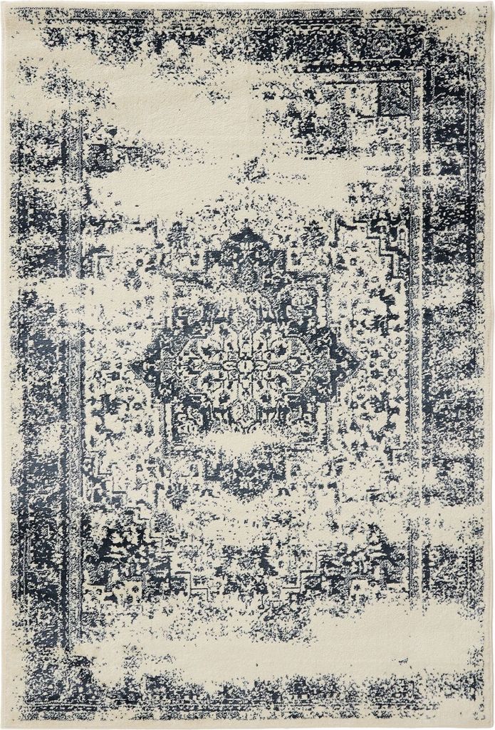 Interiyou Teppich Suzuka Cream/Blau 2 300x400 cm