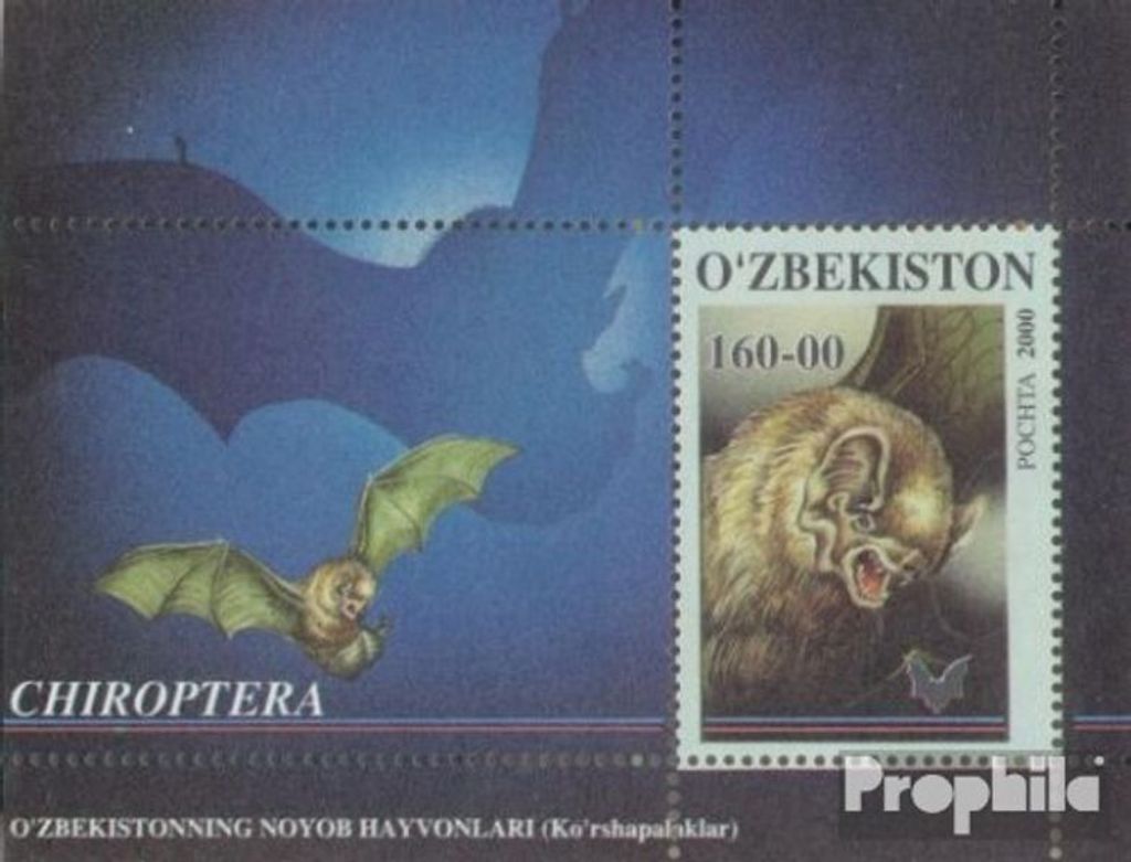 Briefmarken Usbekistan 2001 Mi Block26 (kompl.Ausg.) Produktbild 