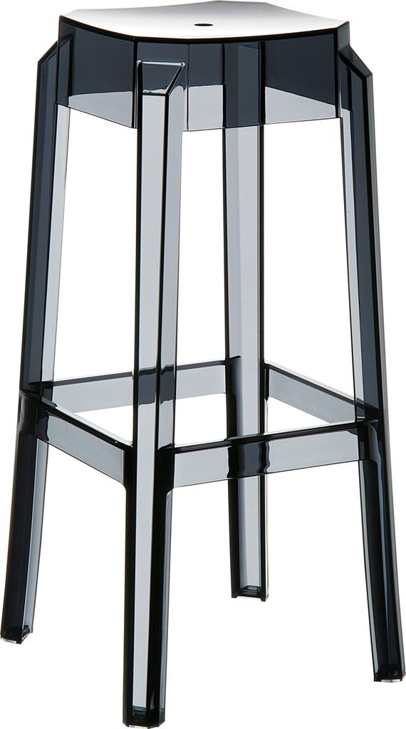 Barhocker HLO-CP17 transparent  schwarz Produktbild 