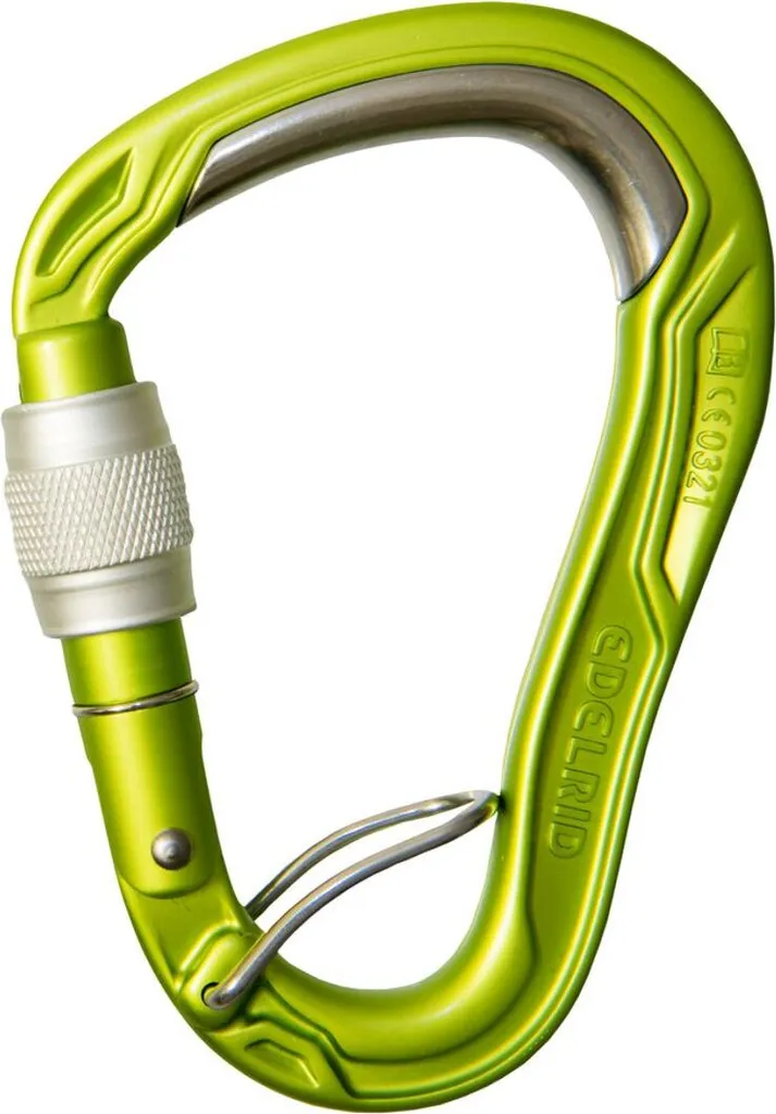 Vis anti-balles HMS FG Edelrid - Mousqueton de sécurité à vis robuste