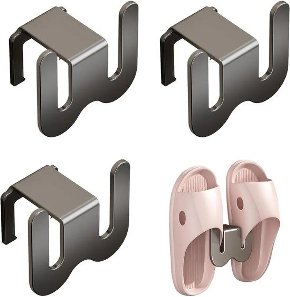Ensemble de 4 Rangement Chaussures en Aluminium - Pack Compact Modèle AL4