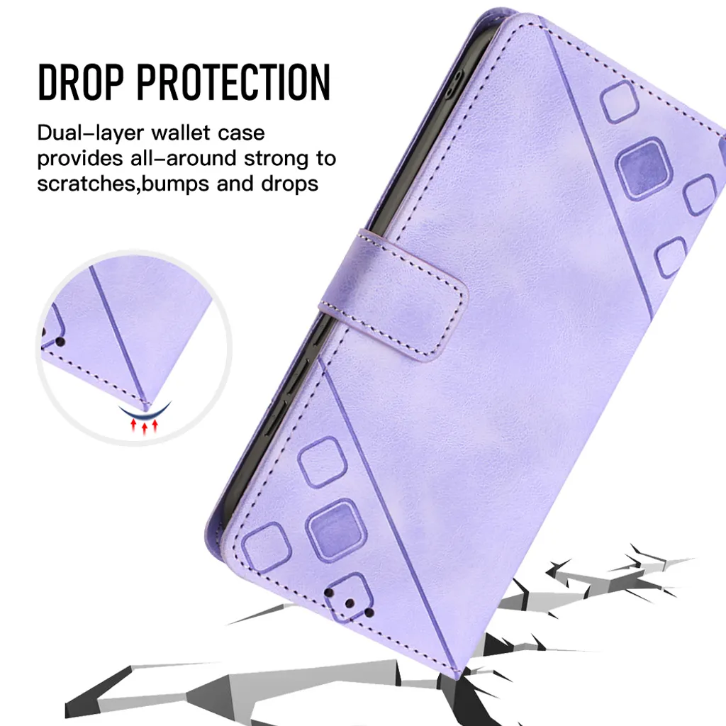Cover per OPPO Reno8 T 5G Viola: Protezione Bimbi e Funzione Stand Video - 6