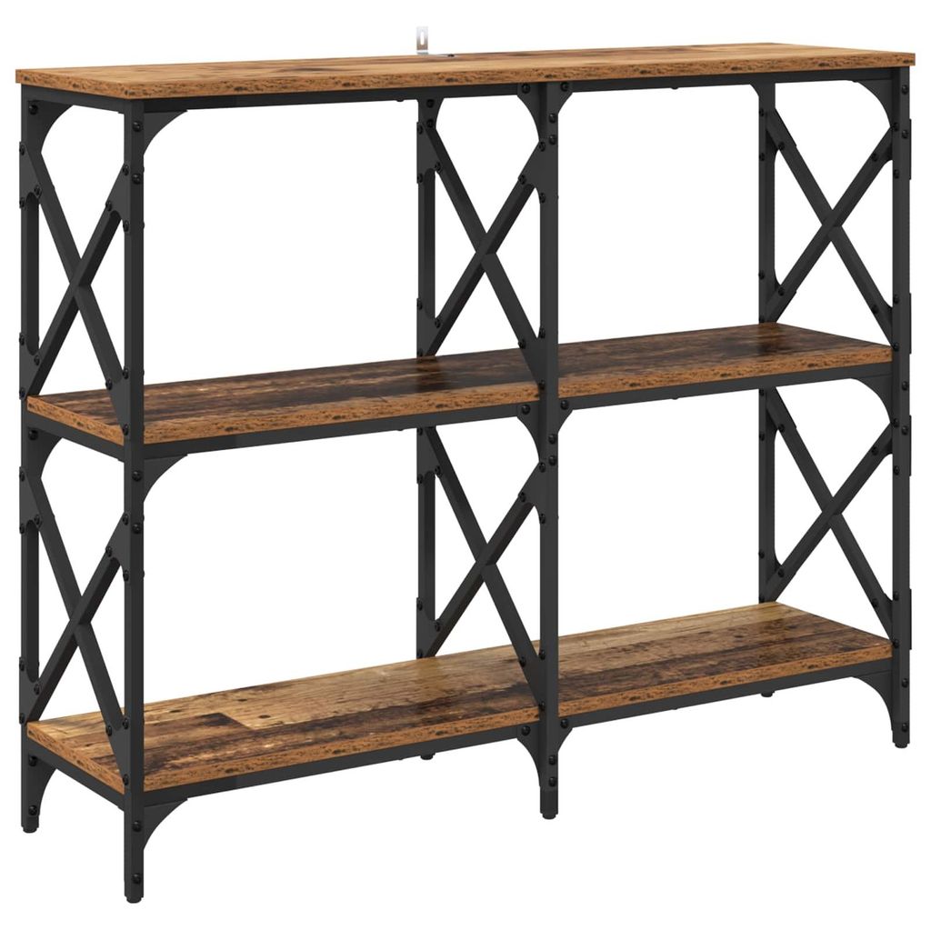 Konsolentisch Altholz 100 x 28 x 80,5 cm Holzwerkstoff