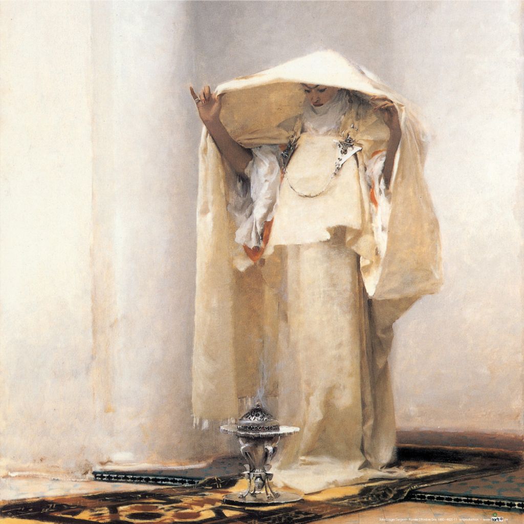John Singer Sargent Kunstdruck Bild - Der Rauch Von Ambra, 1880 (40 x 40 cm)