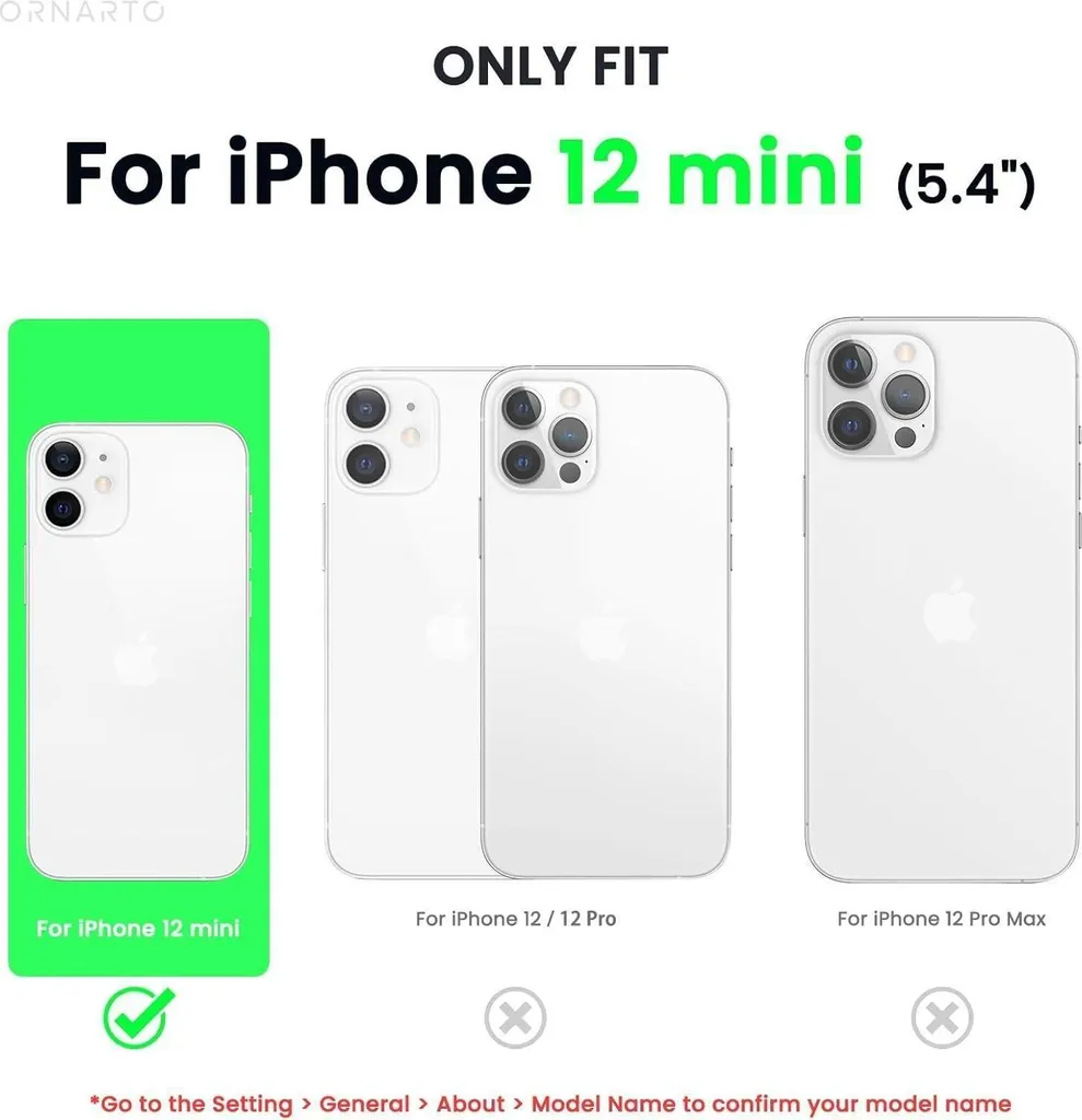 Housse iPhone 12 Mini pour usage quotidien silicone résistant vert pin