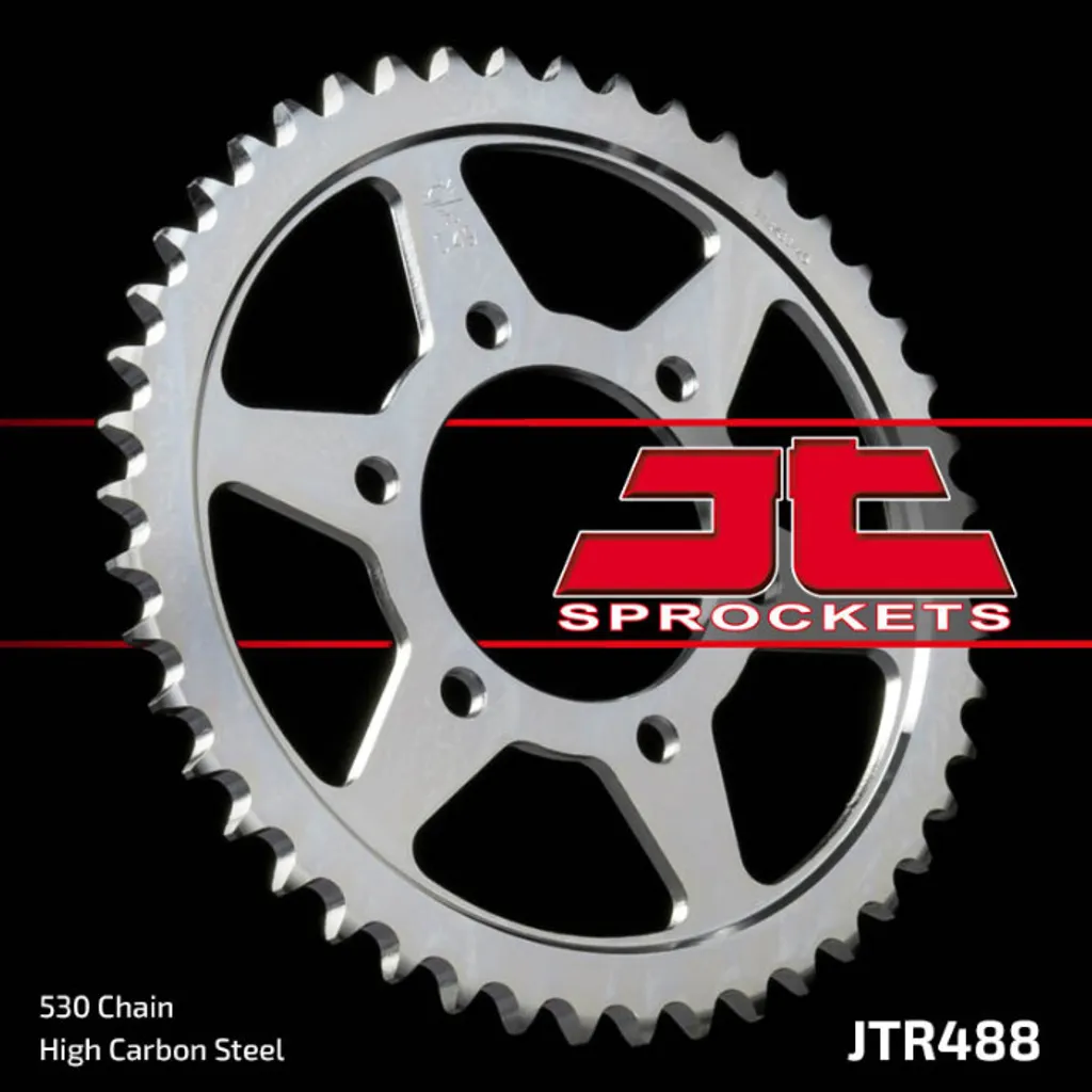 Couronne 47Z 530 SI Kettenrad anti-usure pour transmission moto fluide
