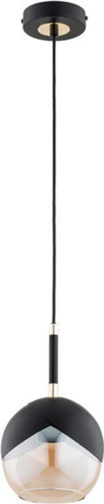 Suspension Noire Minimaliste PRADA 1xE27 15W ALF61339 Alfa pour Salon
