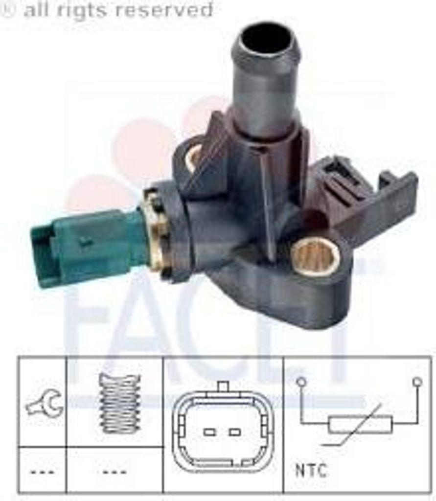 Facet Sensor, Kühlmitteltemperatur  7.3318 Produktbild 