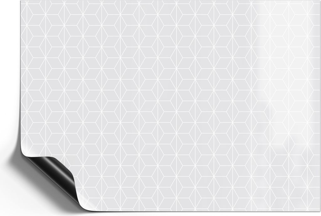 DEQORI Magnetmatte Universal 30x21 cm (A4) 'Geometrische Klarheit' Magnetfolie Kalender Planer