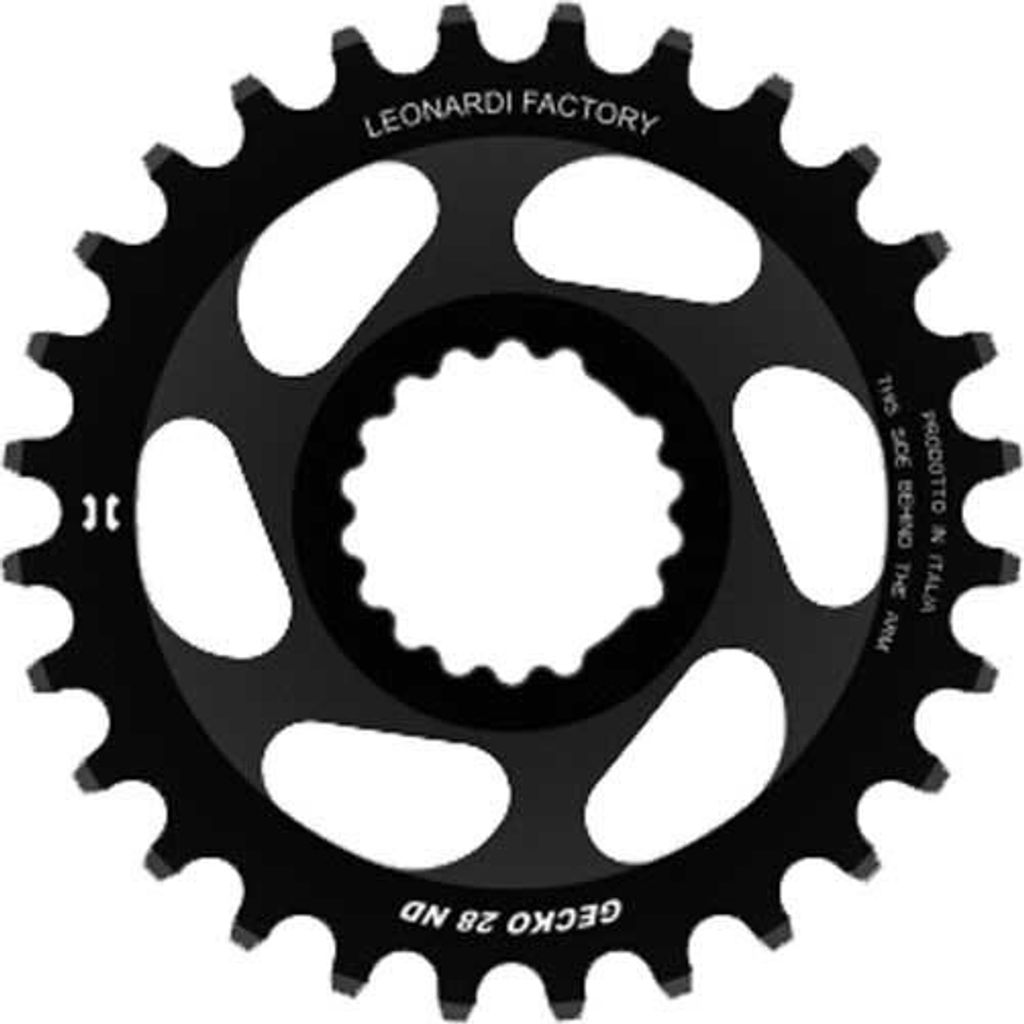 Leonardi Racing Gecko Track Cannondale Dm Offset Ovales Kettenblatt 6 Mm Schwarz 34t Schwarz 34t