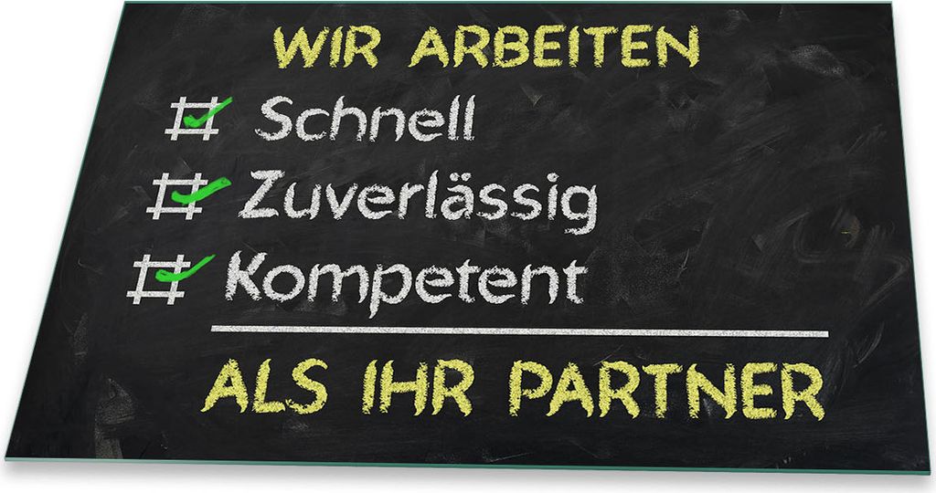 Herdabdeckplatte Glaskeramik 80x52 Mit Spruch Gelb Abdeckung Glas Spritzschutz Deko