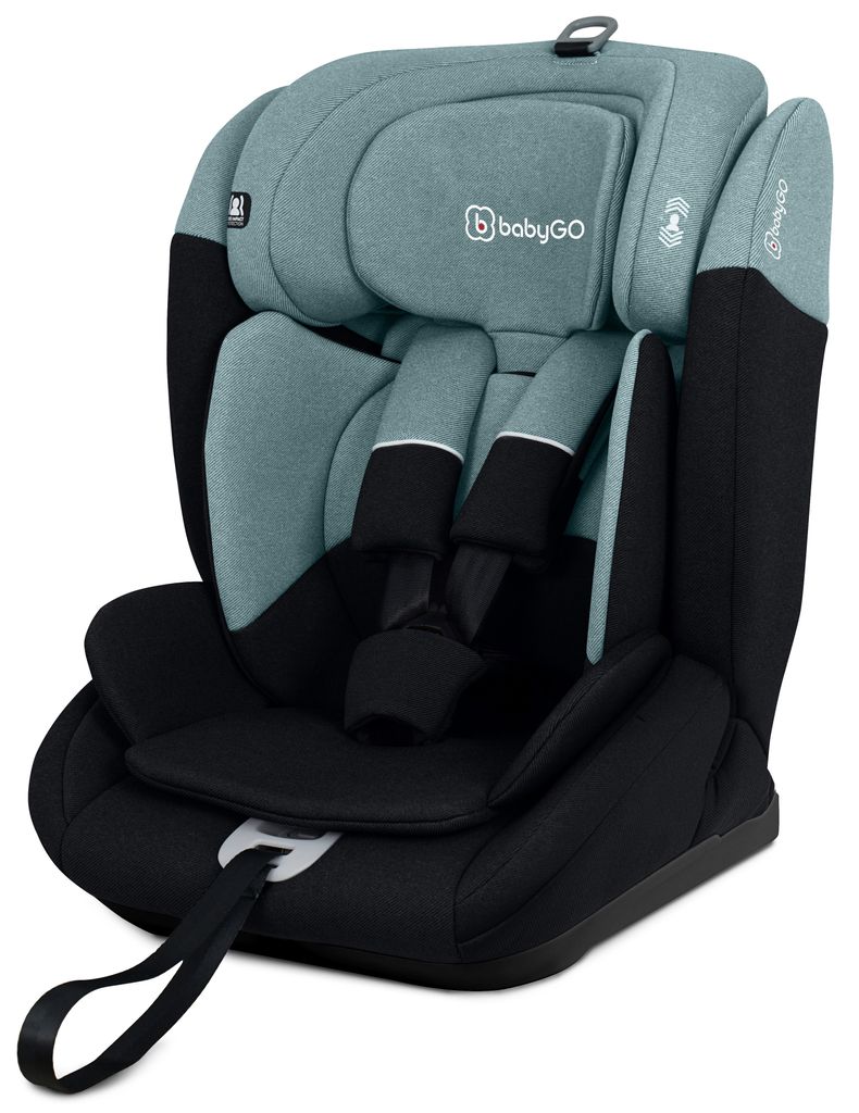 BabyGo Kinderautositz Lumo, grün, ohne Isofix