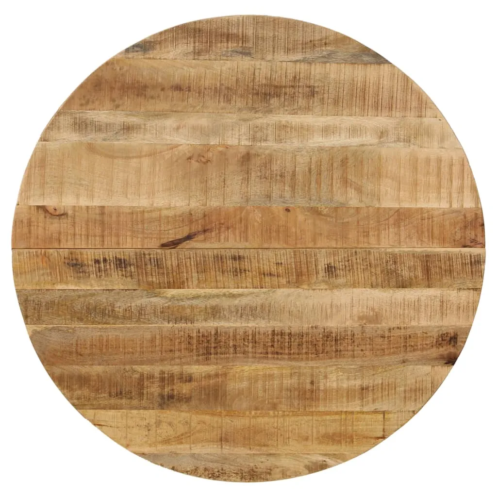 Table de salle à manger 4 personnes en bois et métal style loft 120cm
