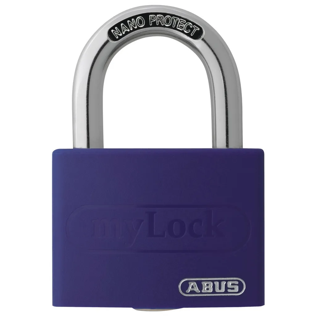 Antivol Abus Alu T65/40 Lila : Boîtier Robuste et Anse en Acier