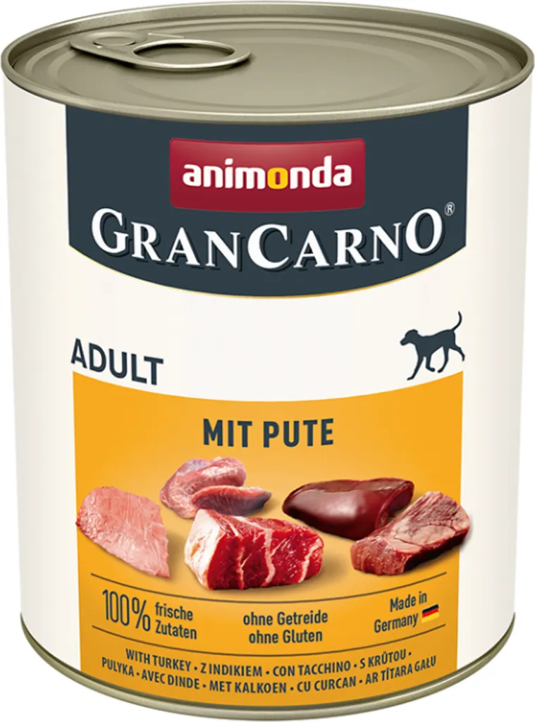 Animonda Gran Carno 800g x 6 Adult Tacchino - Offerta Cibo Umido