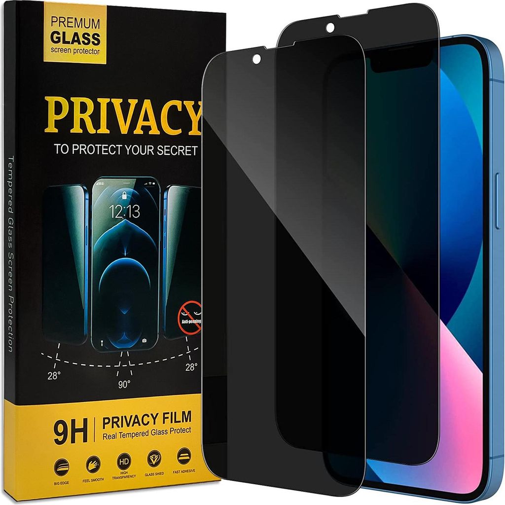 Pellicola protettiva di privacy per iPhone 13 vetro schermo Immagine del prodotto 