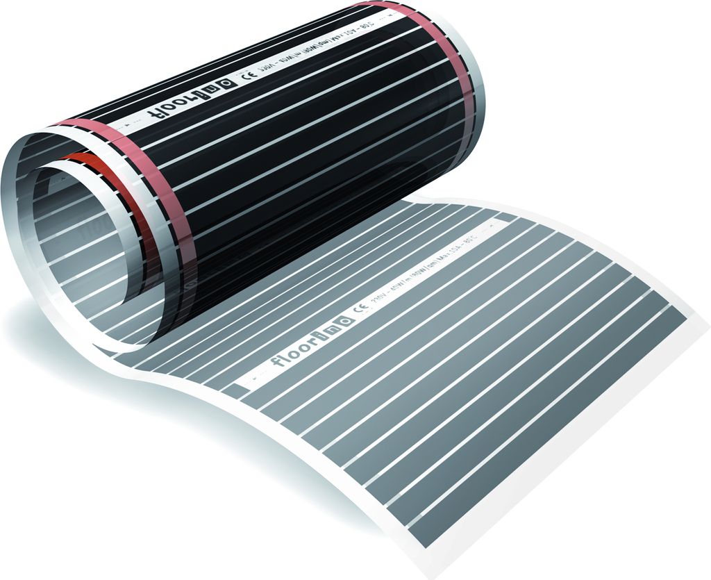 floorino Fußbodenheizung 220 W/m², 50cm x 1,5m, leistungsstarke Heizmatte