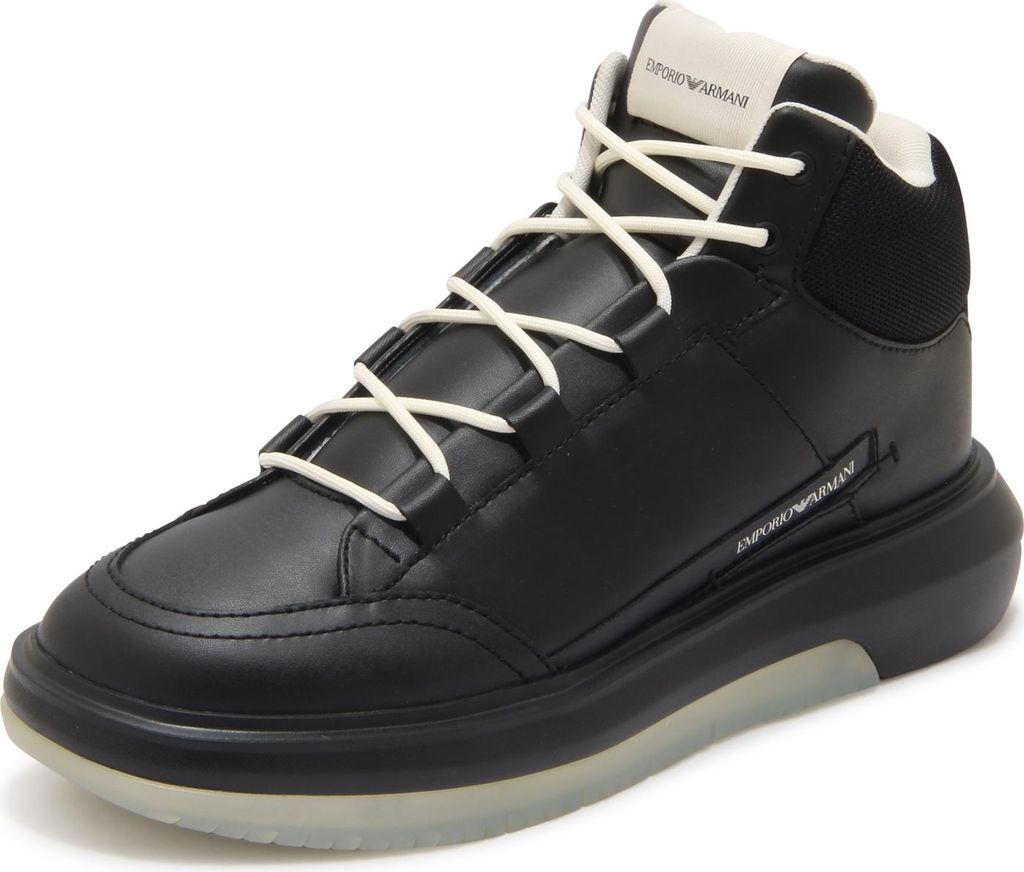 M4614 Sneaker Uomo Emporio Armani Mann Schuhe Schwarz