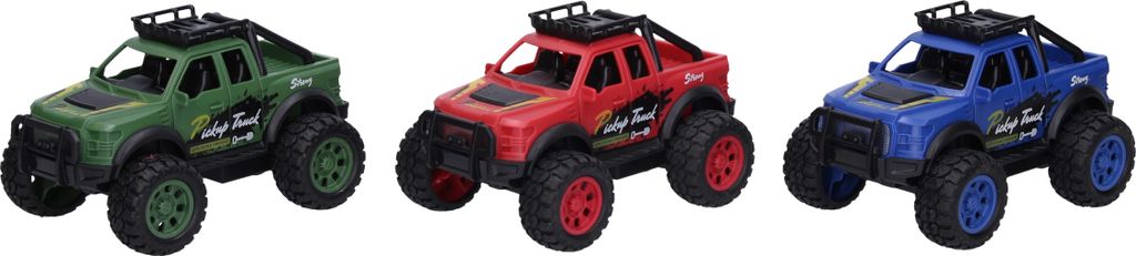 Geländewagen mit Schwungrad 13 cm