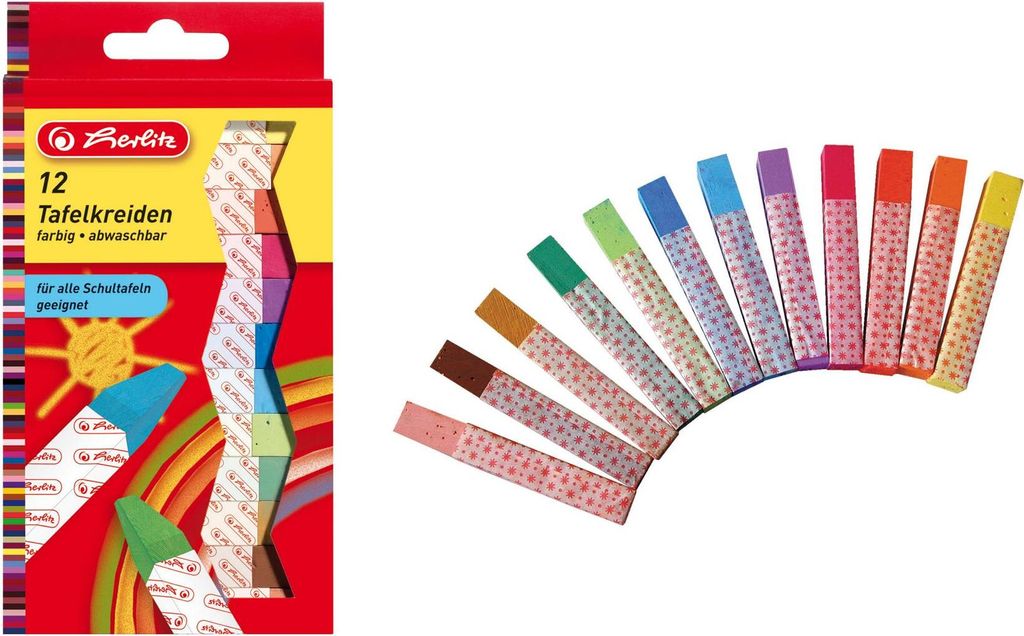 Herlitz 8648206, 12 Stück(e), Mehrfarbig, 12 Farben Produktbild 