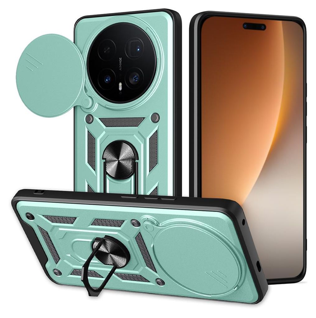 Handyhülle für Honor Magic8 Pro, Techsuit CamShield Series, Grün-Schwarz