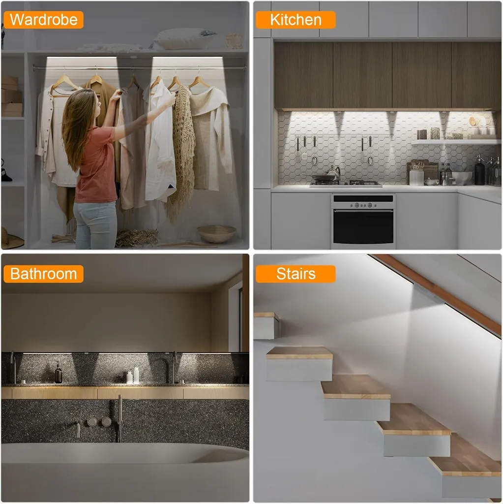 Offerta Set 3 Luci LED Sottopensile 30cm - Memoria e Luce 4000K - 5