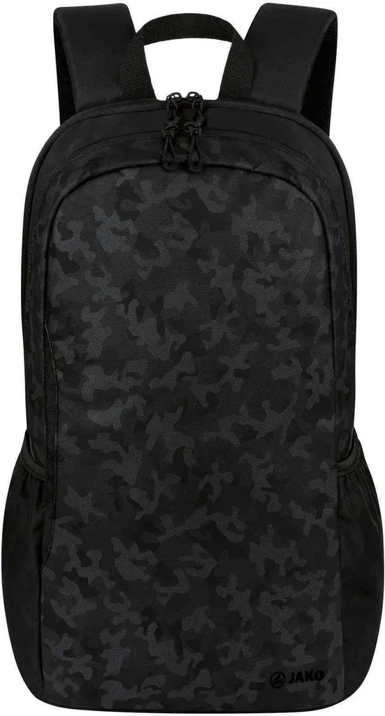 JAKO Sac à dos Camouflage 18 Litres noir - Bagage de sport robuste 18L