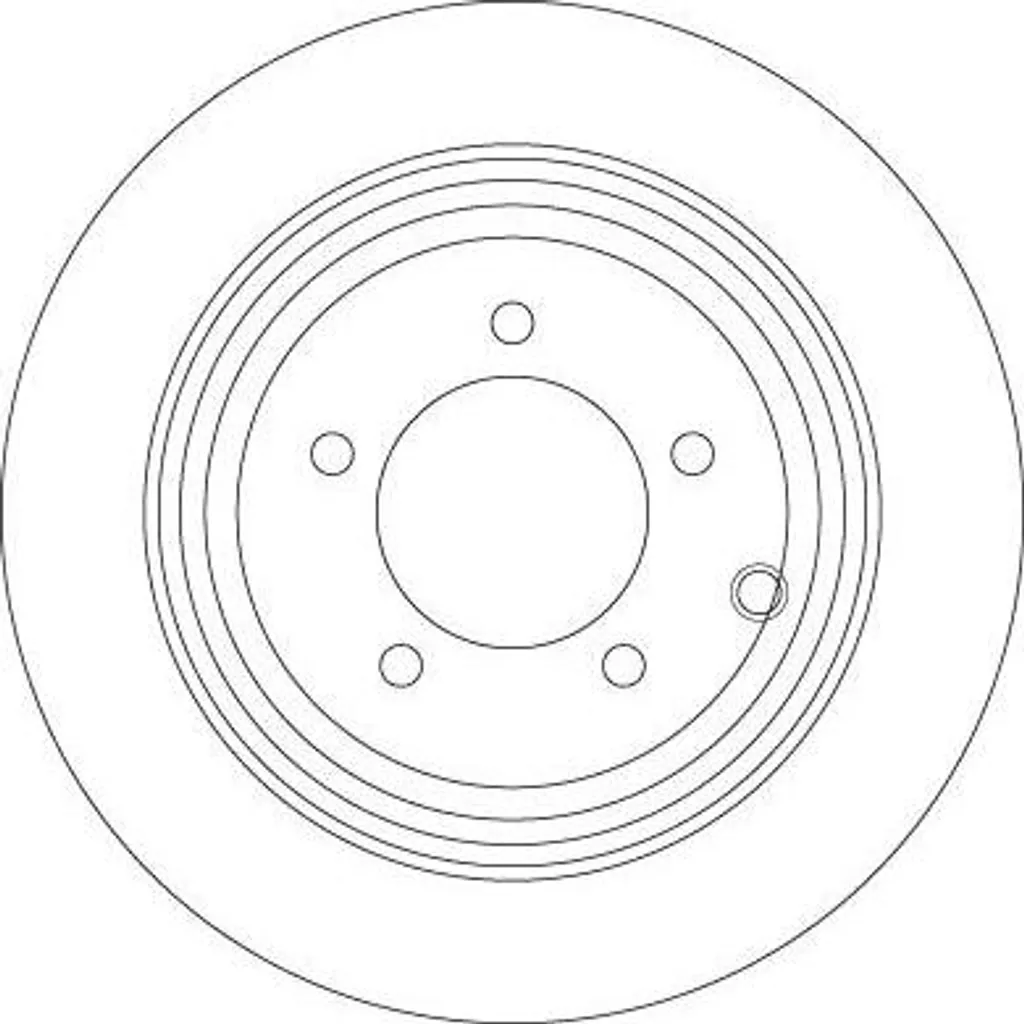 Disque de frein haute performance TRW DF6326 avec revêtement anti-corrosion