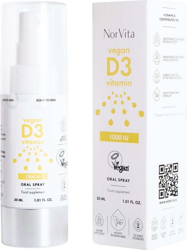 NorVita Vitamin D3 Spray Vegan 30 ml