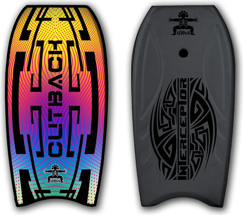 Bodyboard Cutback 90 cm - Planche de Glisse Légère pour Débutants