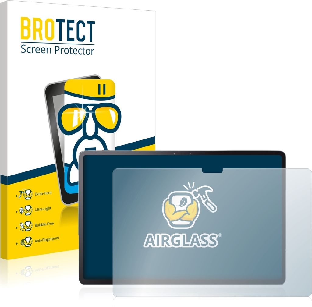 BROTECT Schutzglas für Lenovo Tab P11 Pro Schutzfolie Panzer Folie Glas Display Schutz klar