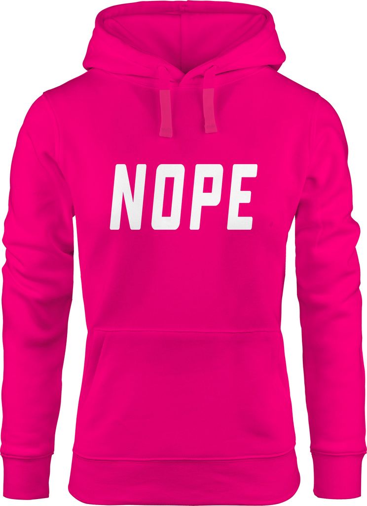 Kapuzen-Pullover Damen NOPE Hoodie Moonworks pink M