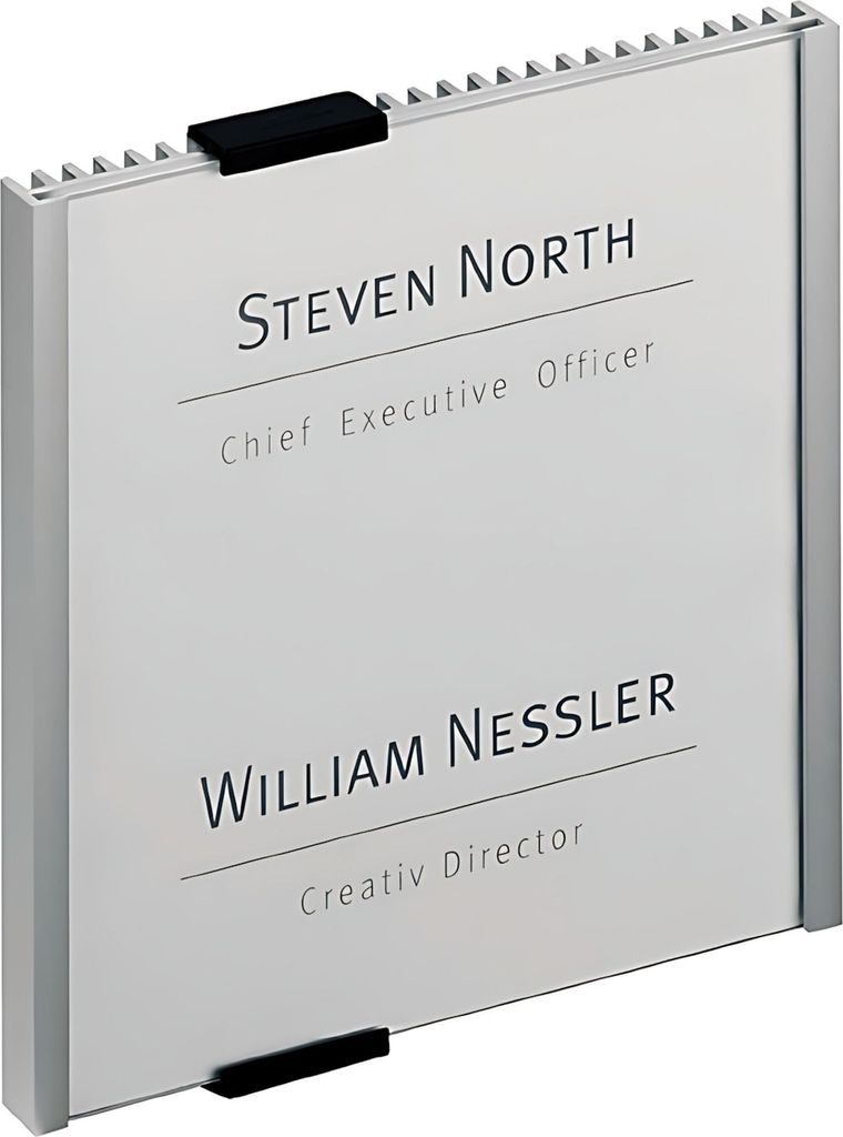DURABLE Türschild INFO SIGN 149x148,5 mm, 480223 silber Produktbild 