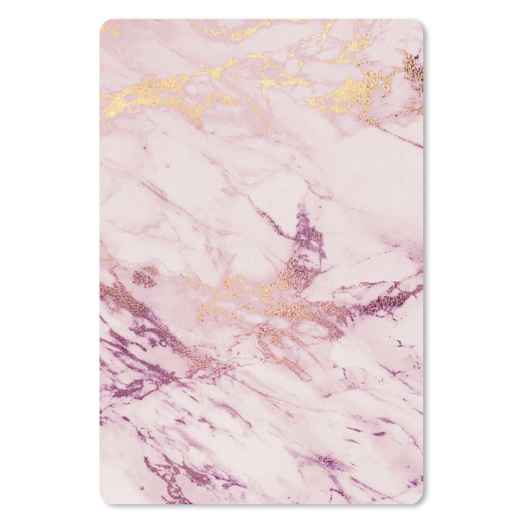 MuchoWow Mauspad Mousepad Marmor - Lila - Rosa 18x27 cm - Mousepads - Maus Mat - Pad - Mausunterlage