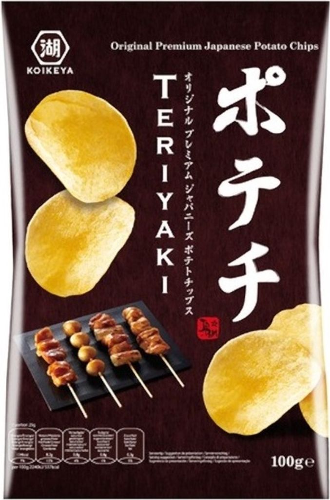 Koikeya Kartoffelchips mit Teriyaki Geschmack Original Produktbild 