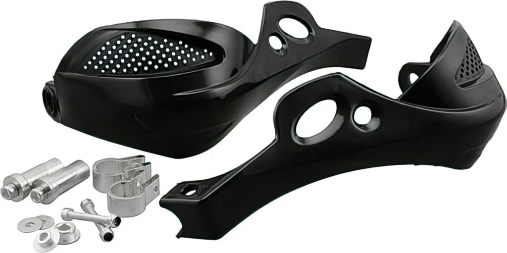Protège-main Str8 noir universel pour scooter et mécaboîte de sport