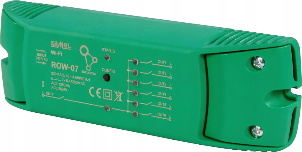 Module de Commande Wi-Fi 7 Sorties ROW-07 Zamel pour Maison Connectée - 5
