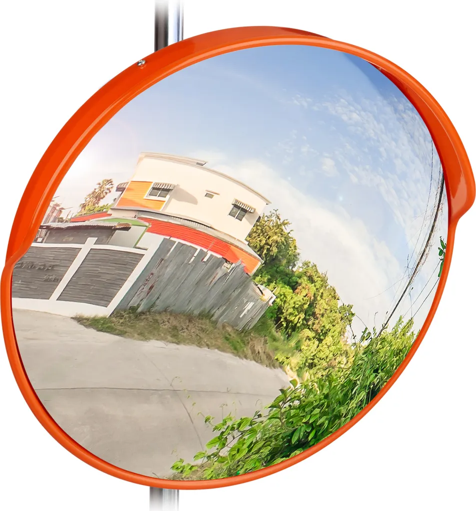 Relaxdays Miroir de circulation 45 cm - Miroir de sécurité incassable