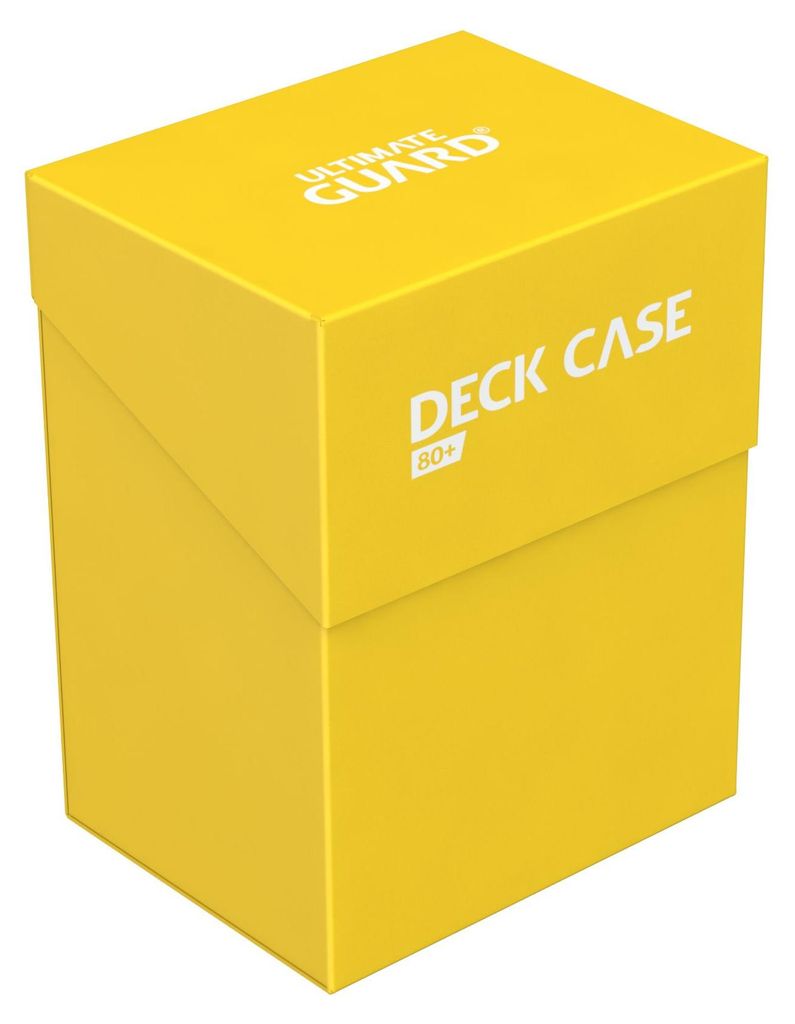 Ultimate Guard Deck Case 80+ Standardgröße Gelb Produktbild 