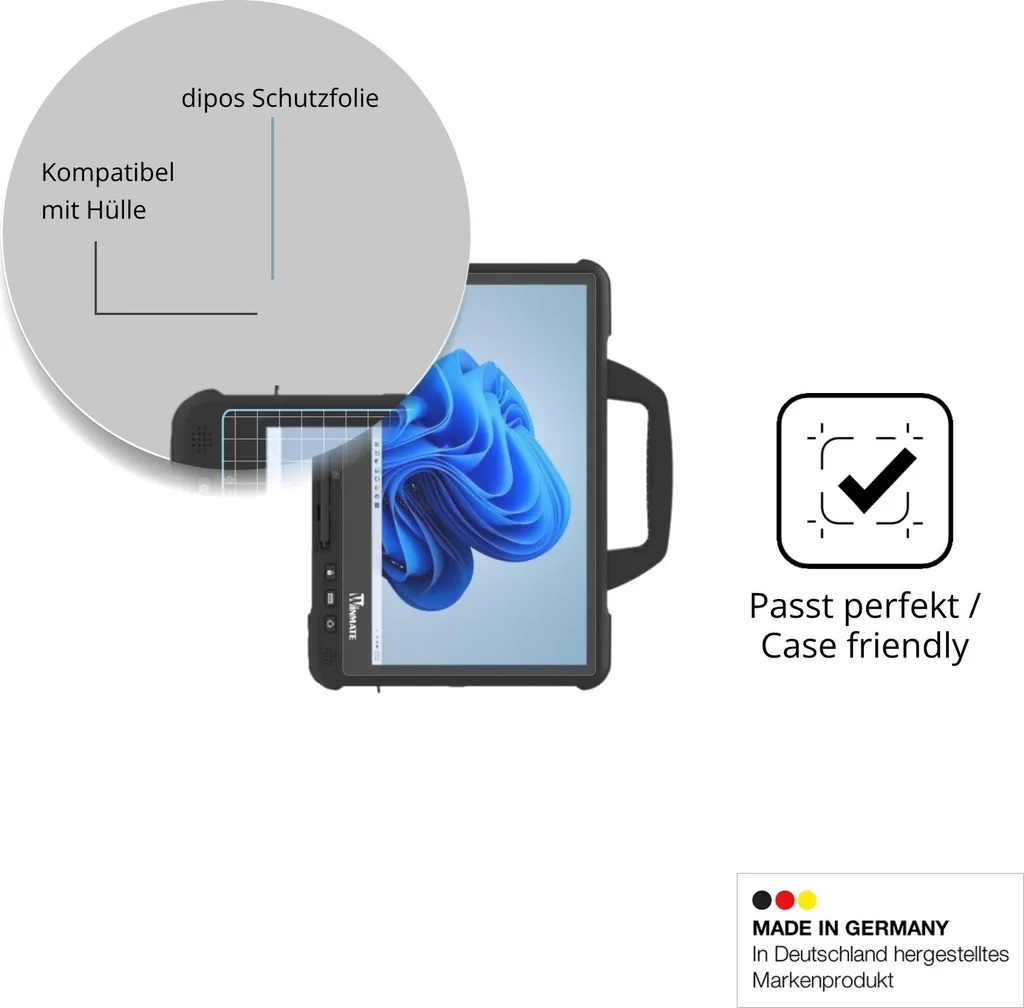 Protection Écran Antireflet Winmate D140 : Pack de 2 Films Dipos - 6