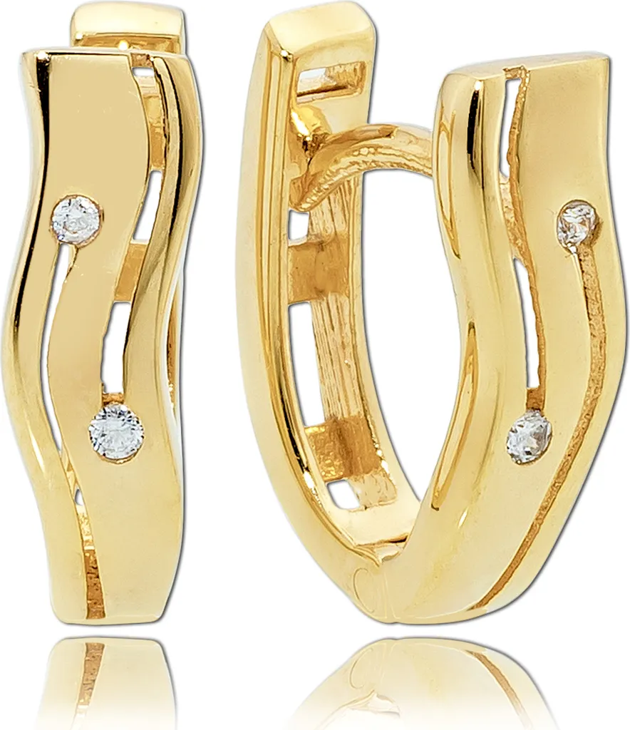 Boucles d'oreilles Balia or 333 blanc D2BGO0046GW pour femme élégante