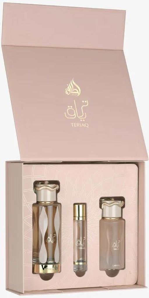 Lattafa Teriaq Geschenkset 3-teilig: Eau de Parfum 100ml, Produktbild 