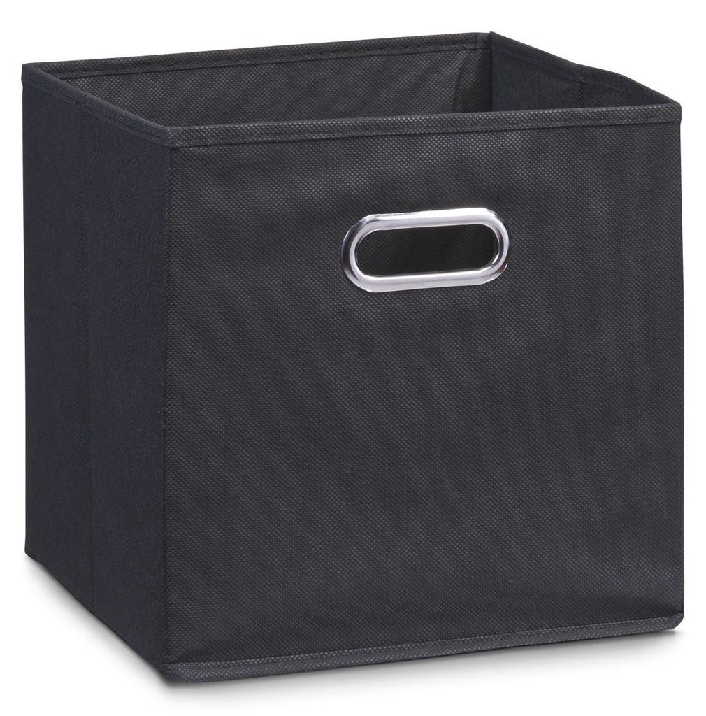 Zeller Aufbewahrungsbox, schwarz, Vlies 28x28x28 Produktbild 