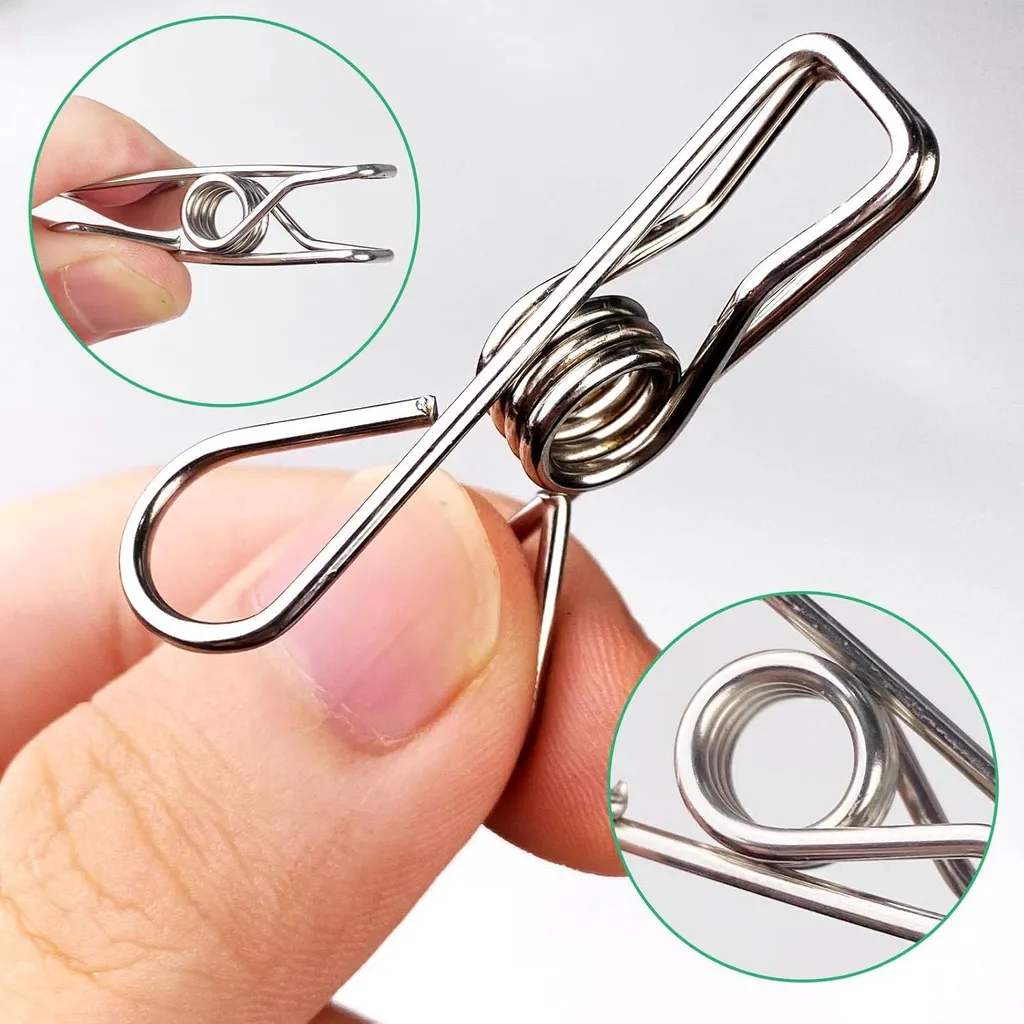 Séchoir à sous-vêtements robuste en inox : fini les pinces cassées