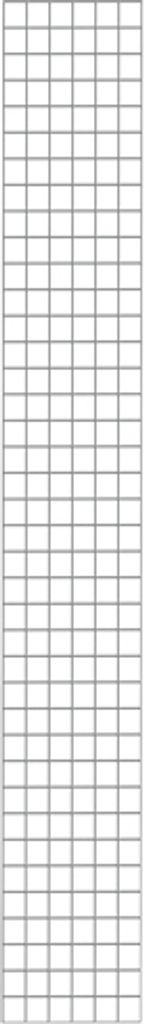 Drahtgitter-Seitenwand für Schulte Fachbodenregale mit Stecksystem | HxT 195x30cm | Glanzverzinkt