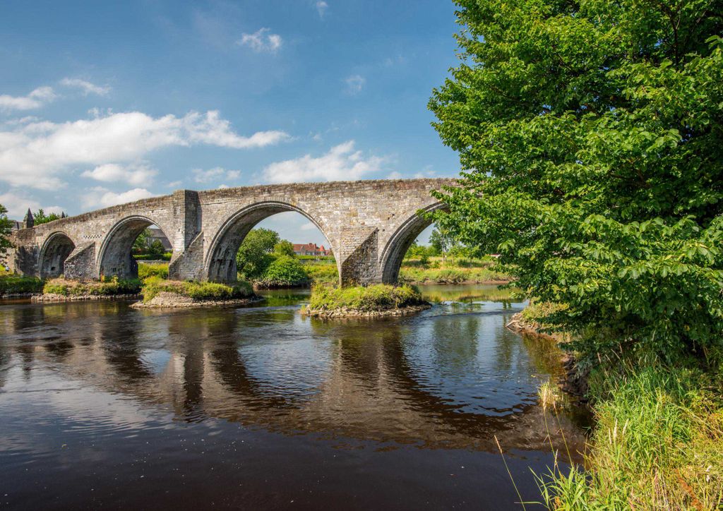 hansepuzzle 21116 - Brücke in Schottland Puzzle, 260 Teile, Orte, 41,0 x 28,0cm mit hochwertiger Aufbewahrung, Kartonbox & Beutel