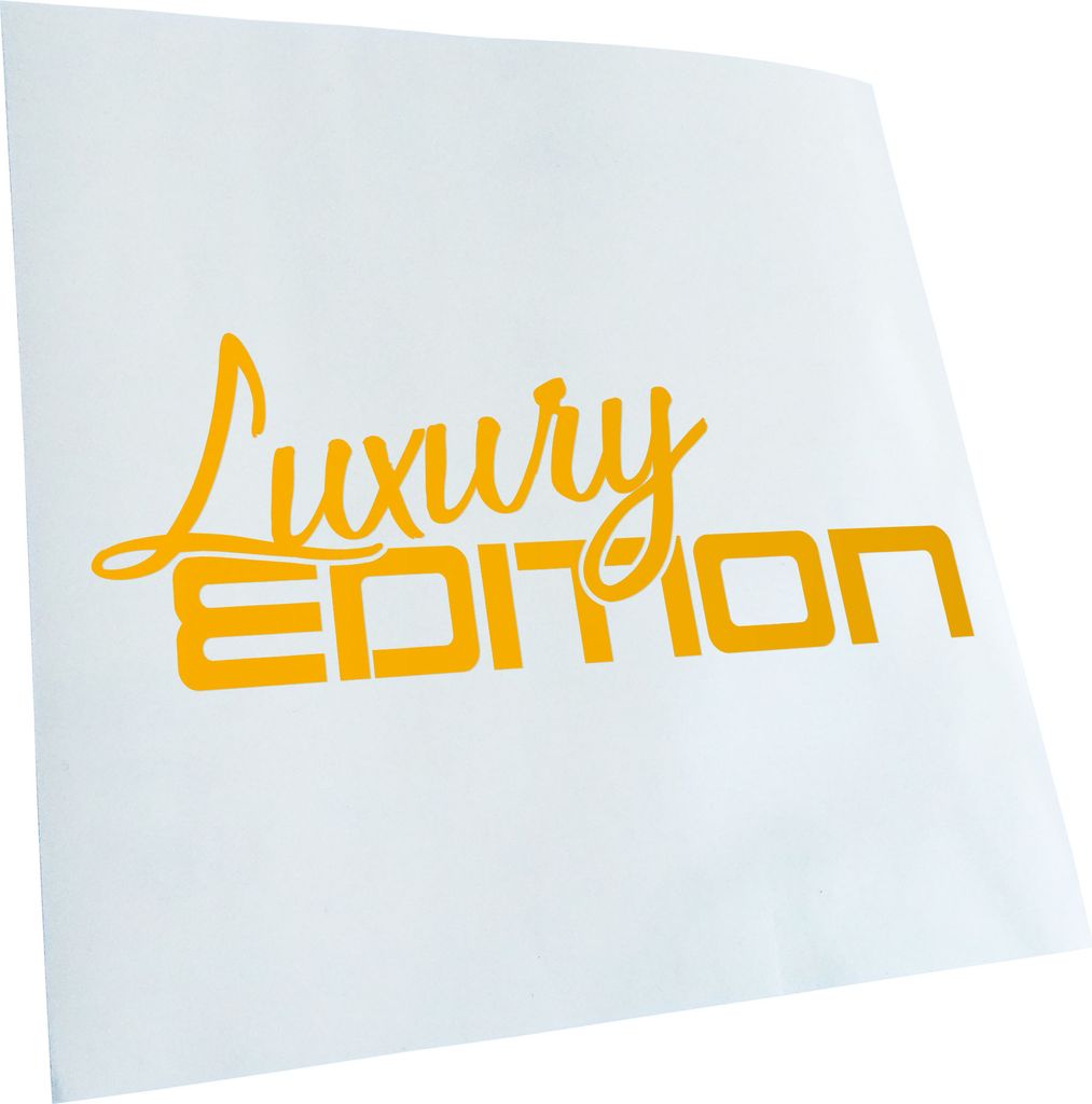 Kiwistar - Autoaufkleber - Luxury Edition - Weiss - 20x8cm - Aufkleber für Auto, Laptop, Fahrrad, LKW, Motorrad mehrfarbig JDM Decal Racing