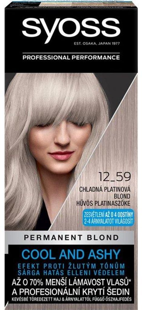 Syoss 12-59 Chladivá Plat.Blond 50 ml Obrázek produktu 