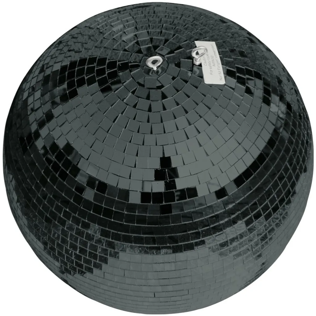 Boule Miroir Noire de 30cm EUROLITE avec Facettes en Verre Réel
