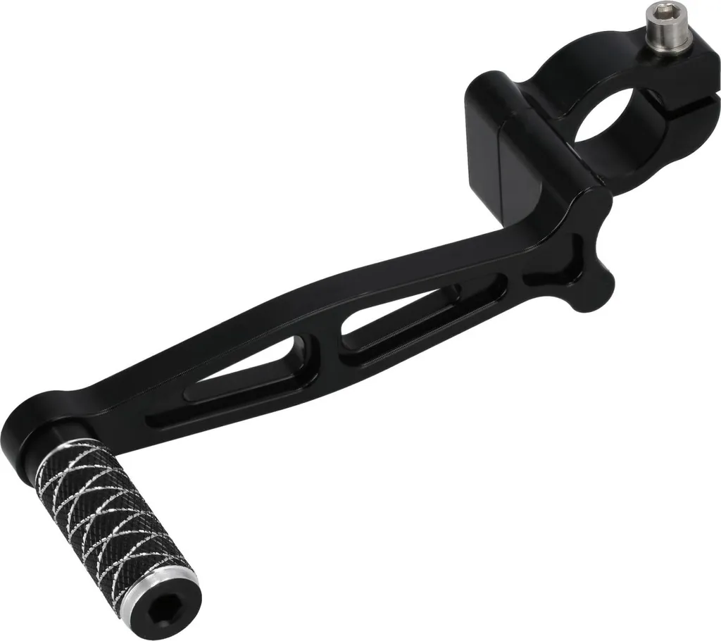 Pedalina Cambio CNC Nero Simson S51 S70 - Design Racing Anodizzato